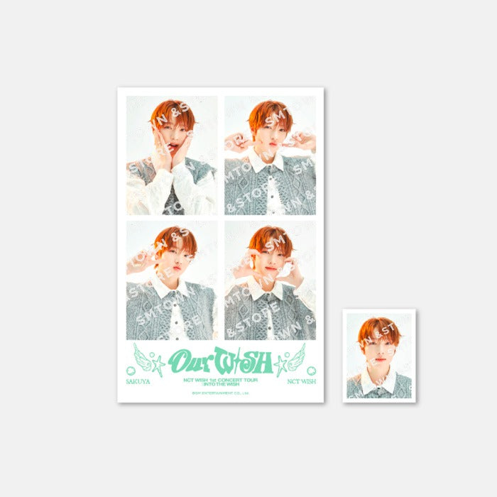 NCT WISH - (PRE-ORDER) 4 CUT + ID PHOTO SET (2025 NCT WISH 1st CONCERT TOUR 'INTO THE WISH Our WISH')