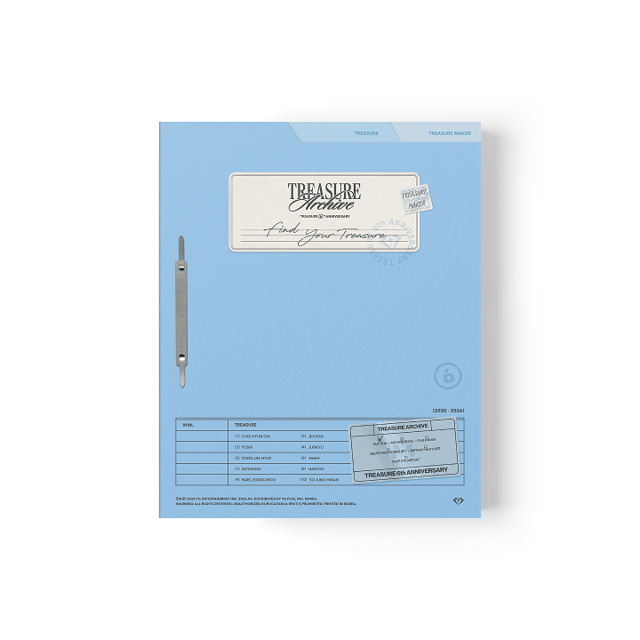 TREASURE - (PREORDER)(WEVERSE POB) TREASURE ARCHIVE : TREASURE 6th ANNIVERSARY