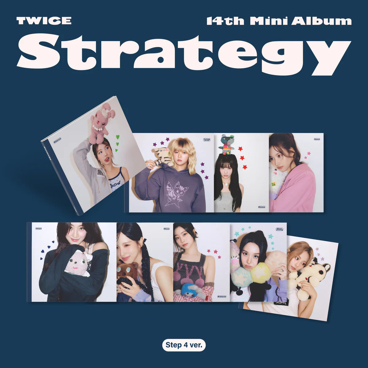 TWICE - (JYP SHOP POB) TWICE 14th Mini Album STRATEGY(Step 4 ver.)