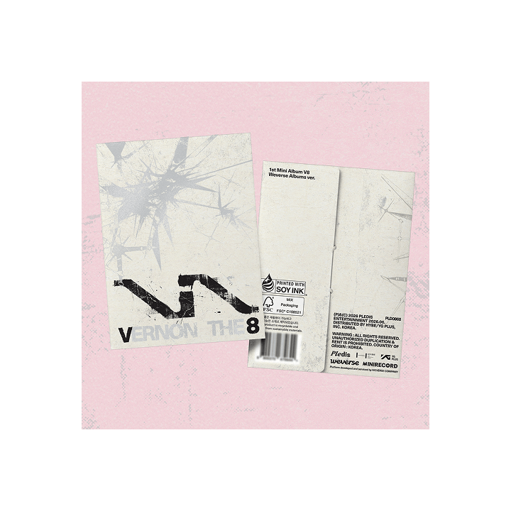 SEVENTEEN - (PREORDER)(WEVERSE POB) V8 1st Mini Album 'V8' Weverse Albums ver.