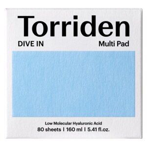 Torriden - DIVE IN LOW MOLECULAR HYALURONIC ACID MULTI PAD 80SHEETS 160ML