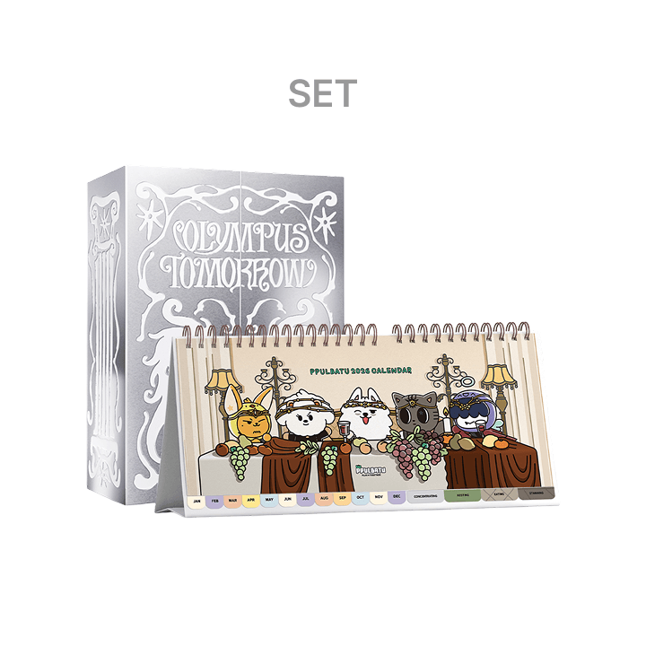 TXT - (PRE-ORDER)(WEVERSE POB)TOMORROW X TOGETHER 2026 SEASON'S GREETINGS + PPULBATU 2026 CALENDAR SET