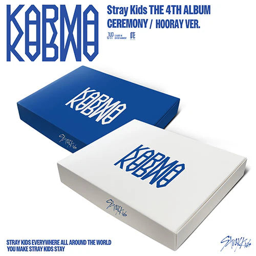 STRAY KIDS -(JYP SHOP POB)THE 4TH ALBUM KARMA (CEREMONY/HOORAY Ver.)