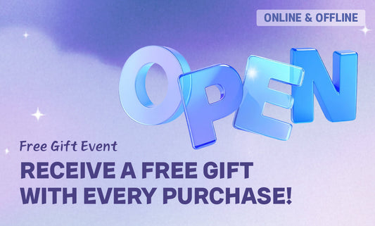 Receive a free giftwith every purchase!