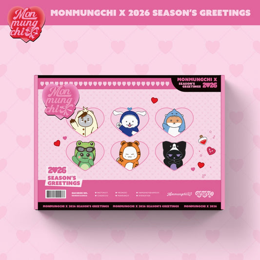 MONSTA X - (PRE-ORDER) (STARSHIP SQUARE POB)MONMUNGCHI X 2026 SEASON'S GREETINGS
