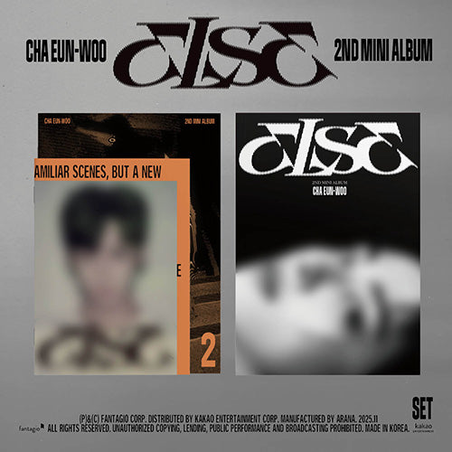 CHA EUN WOO - (PRE-ORDER)(POB) 2ND MINI ALBUM [ELSE] (FORM 1 VER. / FORM 2 VER.)