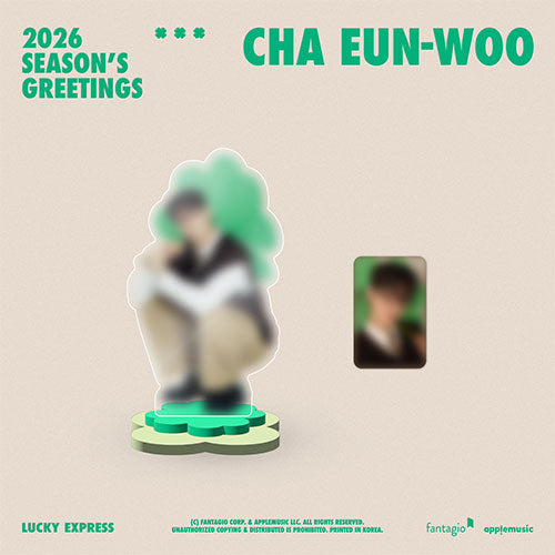 CHA EUN-WOO - (PREORDER)[2026 SEASON'S GREETINGS MD] ACRYLIC TURNING STAND