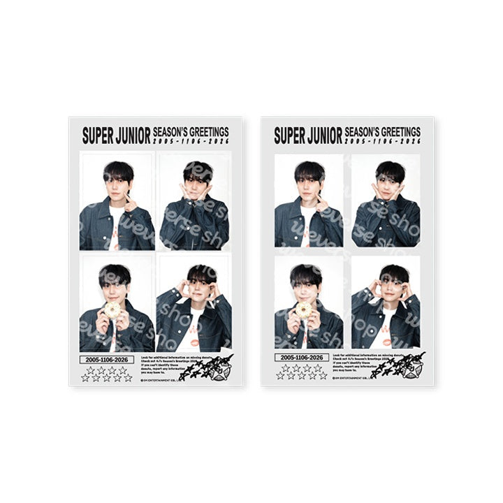 SUPER JUNIOR - (PRE-ORDER) 4 CUT PHOTO SET