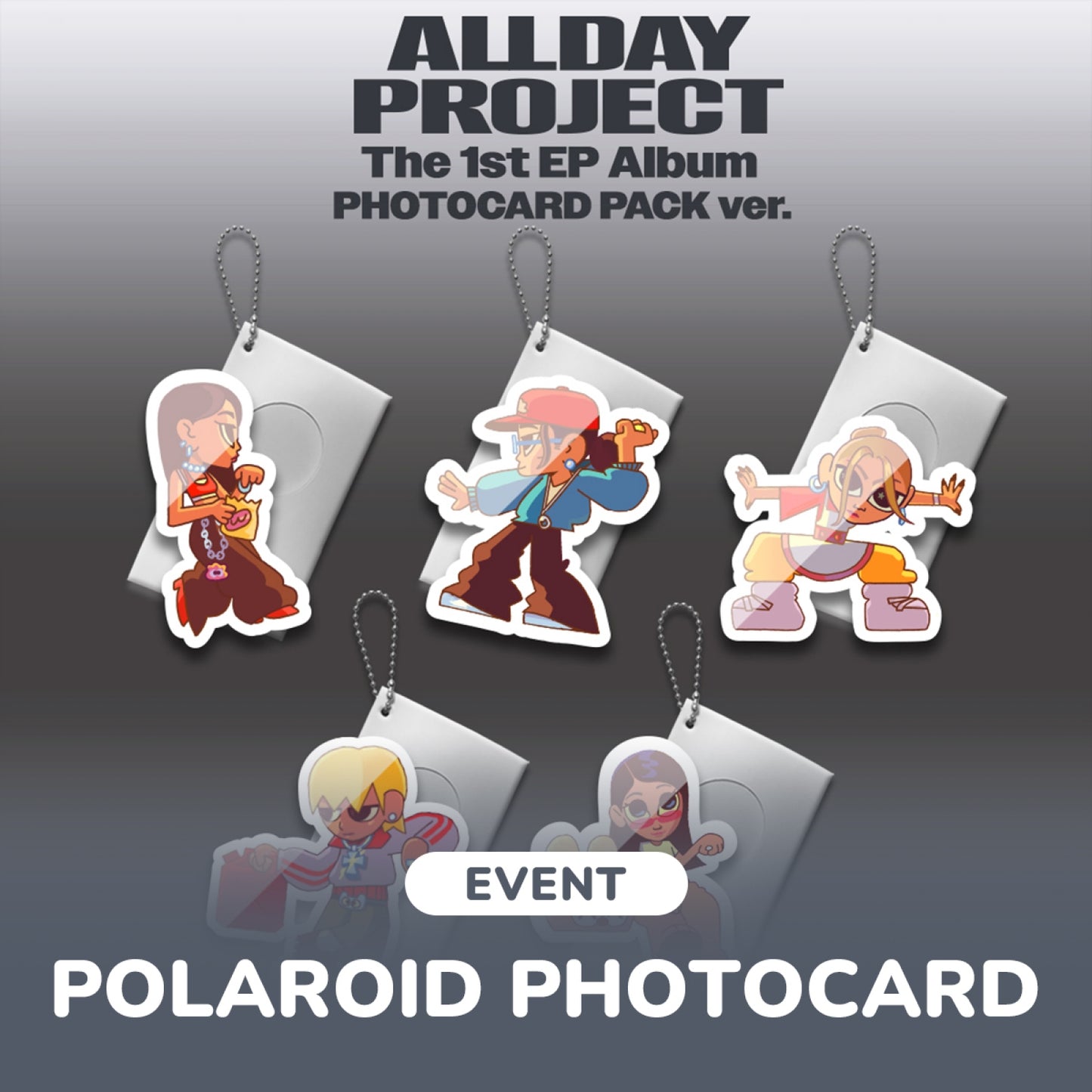 ALLDAY PROJECT - (PRE-ORDER)(WITHMUU POB)The 1st EP Album 'ALLDAY PROJECT' PHOTOCARD PACK ver.