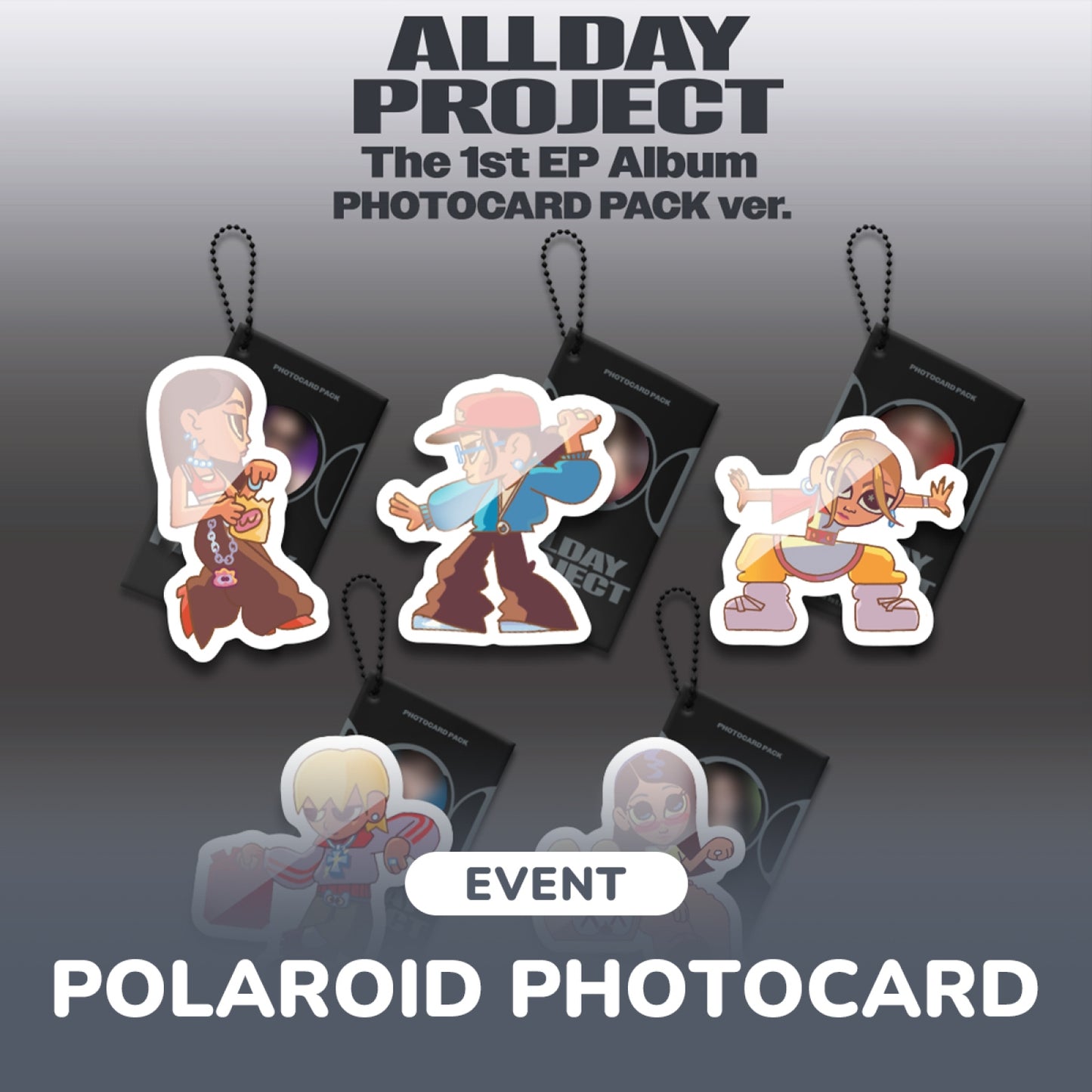 ALLDAY PROJECT - (PRE-ORDER)(WITHMUU POB)The 1st EP Album 'ALLDAY PROJECT' PHOTOCARD PACK ver.