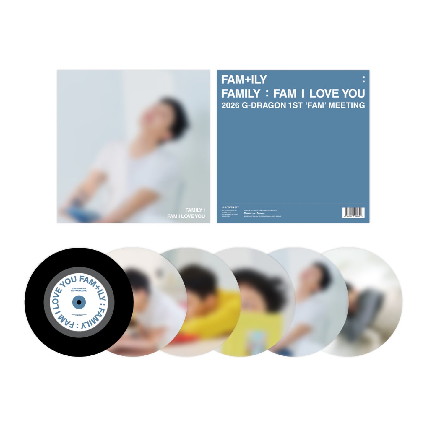 G-DRAGON - (PREORDER) LP POSTER SET [2026 G-DRAGON 'FAM' MEETING [FAM+ILY : FAMILY : FAM I LOVE YOU]