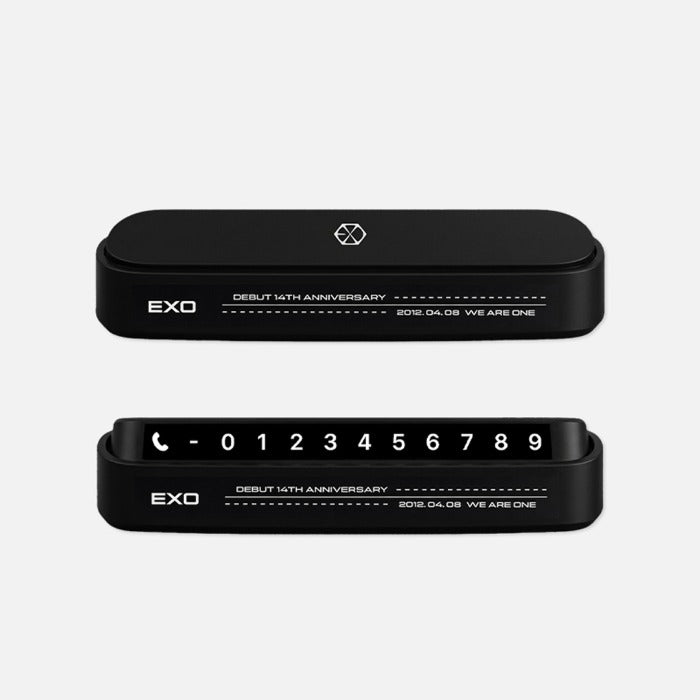 EXO - (PRE-ORDER) 14th Anniversary PARKING PLATE