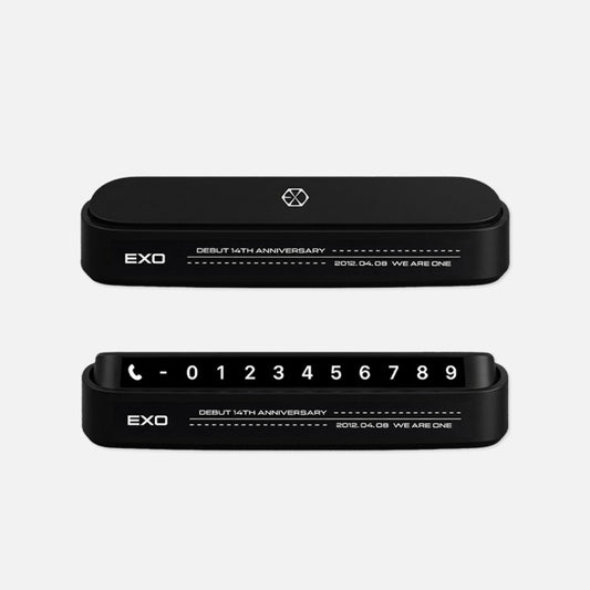 EXO - (PRE-ORDER) 14th Anniversary PARKING PLATE