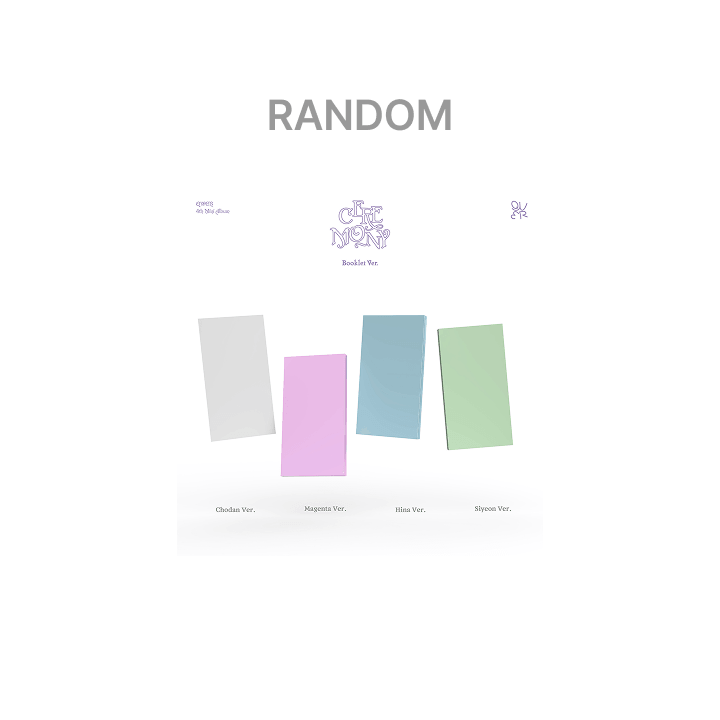 QWER - (PREORDER)(WEVERSE POB) 4th Mini Album 'CEREMONY' (Booklet Ver.)