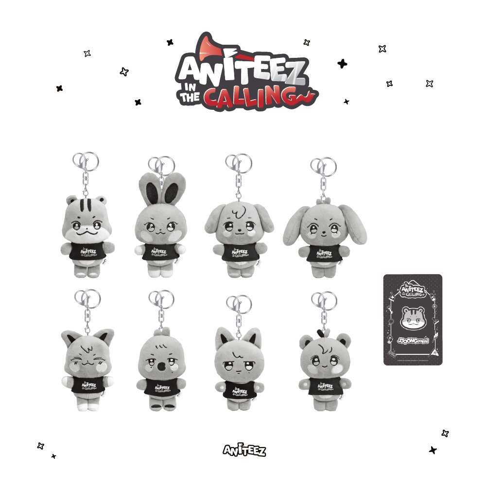 ATEEZ - (Soundwave POB)(Pre-order) [ANITEEZ IN THE CALLING] MD THE CALLING ANITEEZ PLUSH KEYRING