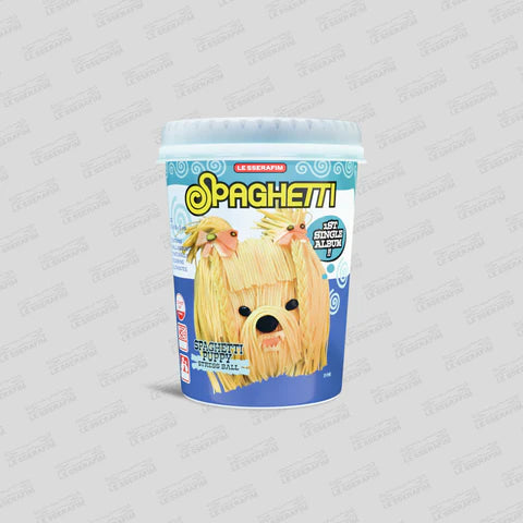 LE SSERAFIM - (PRE - ORDER )( WEVERSE POB )1ST SINGLE ALBUM 'SPAGHETTI' ( STRESS BALL VER )