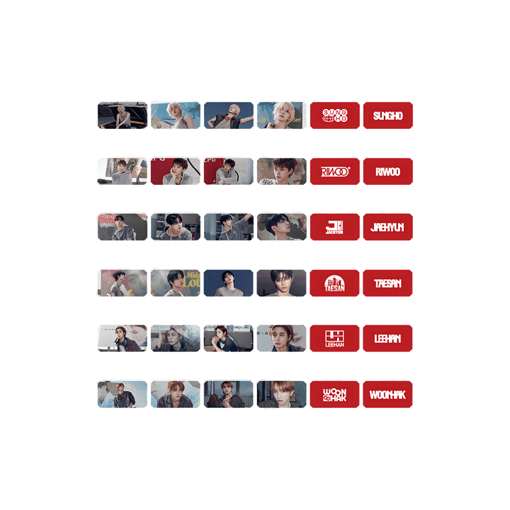BOYNEXTDOOR - (PREORDER) STICKER PACK (The Action)