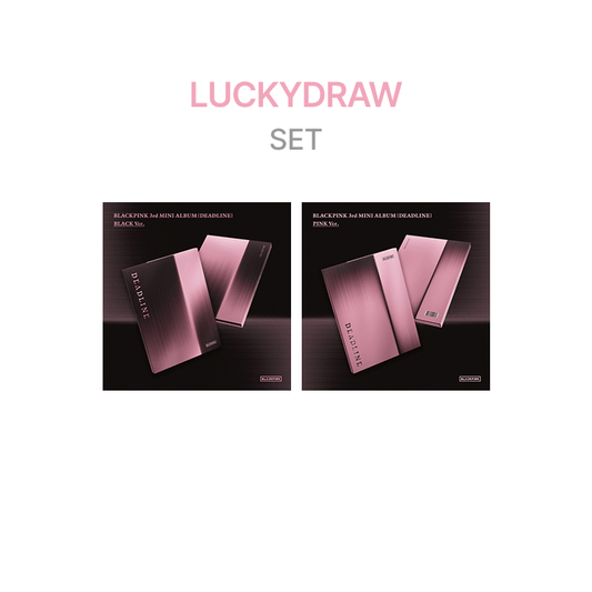 BLACKPINK - (PREORDER) (WEVERSE LUCKY DRAW) BLACKPINK 3rd MINI ALBUM [DEADLINE] BLACK Ver. + PINK Ver.