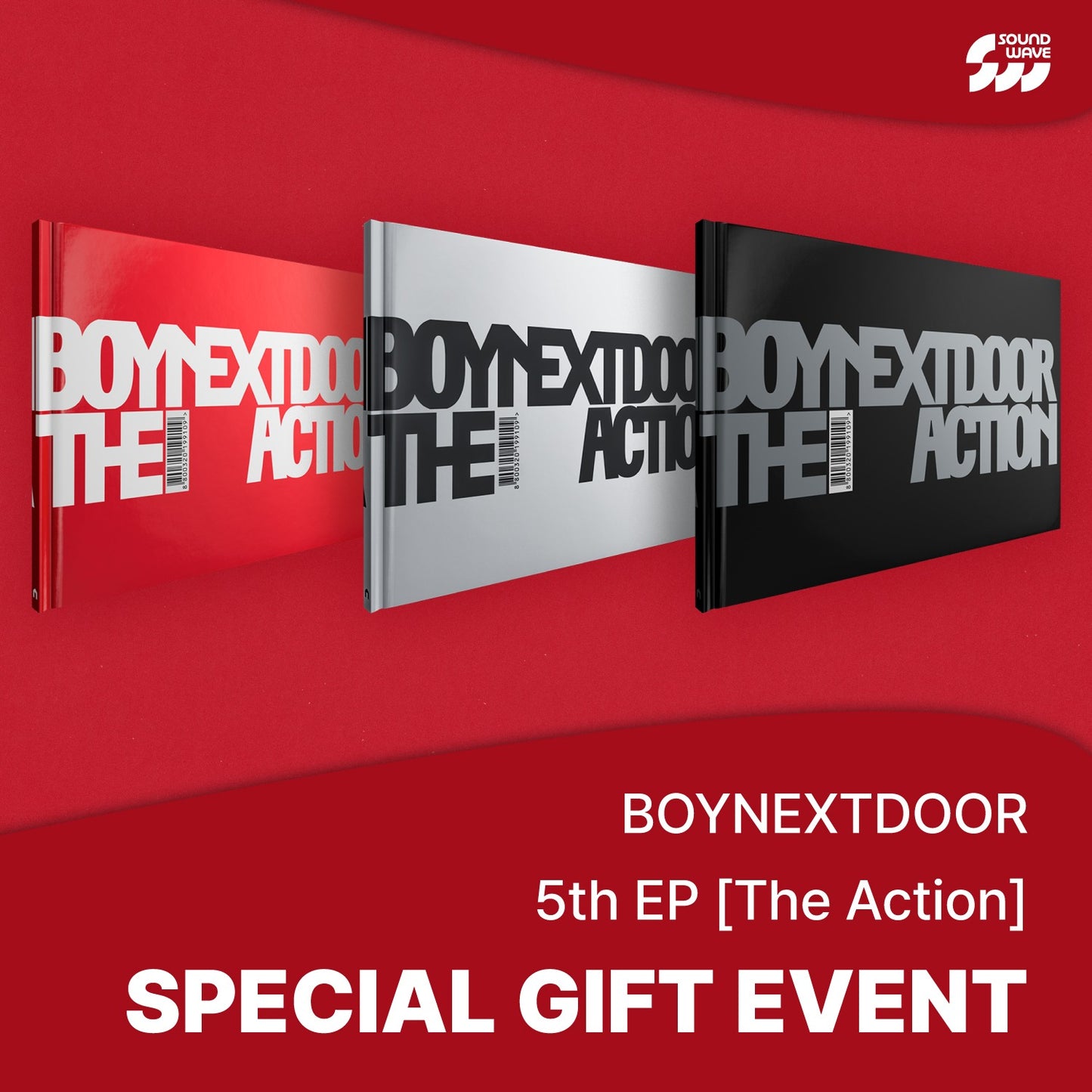 BOYNEXTDOOR - (Pre-Order) (Soundwave POB) 5th EP [The Action] Photobook