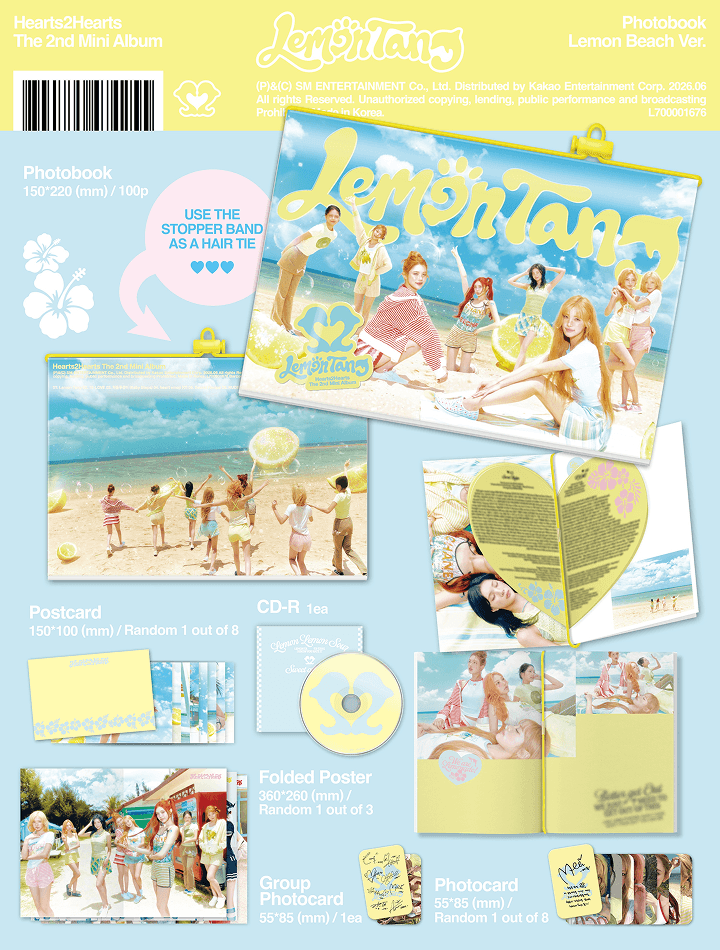 Hearts2Hearts - The 2nd Mini Album [Lemon Tang] (Photobook Ver.)