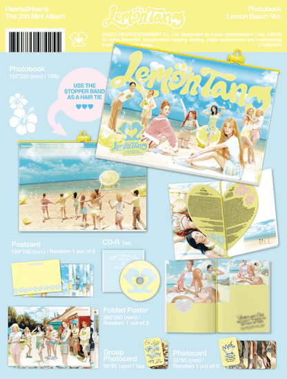 Hearts2Hearts - The 2nd Mini Album [Lemon Tang] (Photobook Ver.)