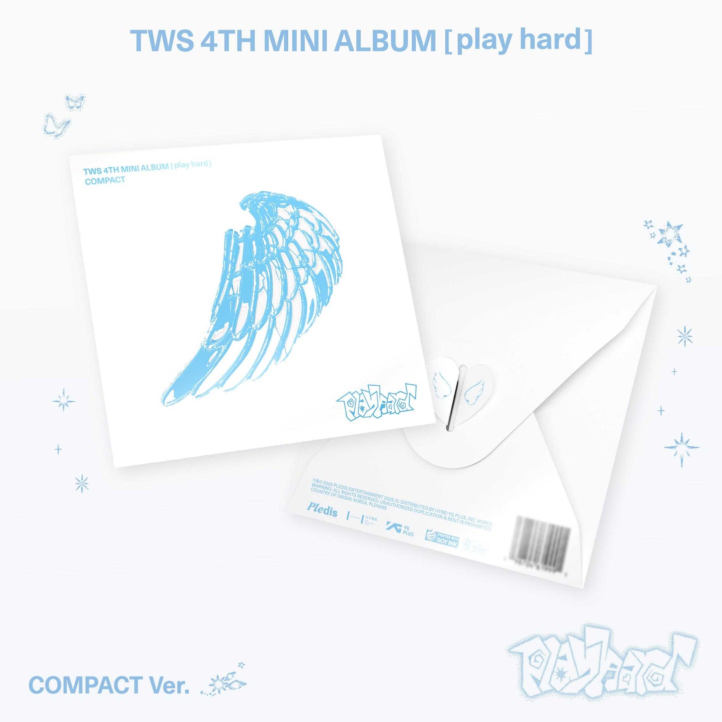 TWS - (Pre-Order) (Makestar POB ) 4th Mini Album 'play hard ' Compact ver