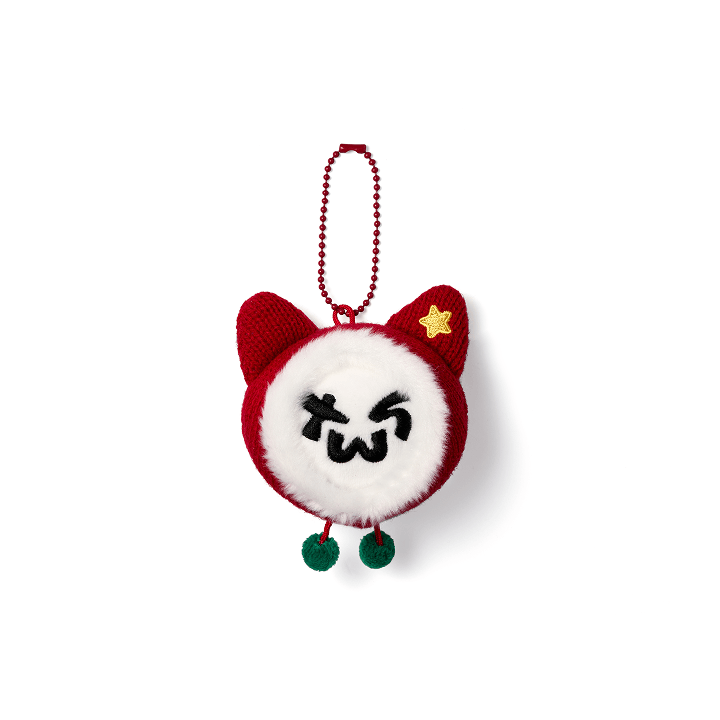 TWS - (PREORDER) [HOLIDAY WITH US] Face Keyring (Cat)