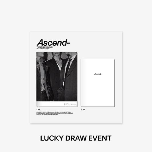 ZEROBASEONE - (PREORDER)(LUCKYDRAW EVENT) The 6th Mini Album [Ascend-] Photobook Ver.