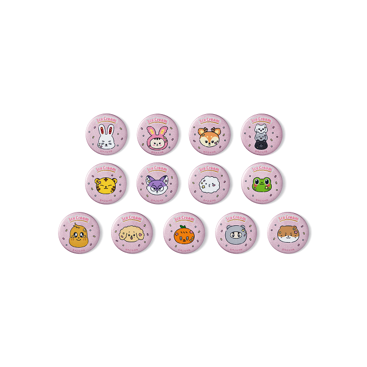 SEVENTEEN - (PREORDER)[ICE DREAM WITH MINITEEN] Lucky draw (random can badge)