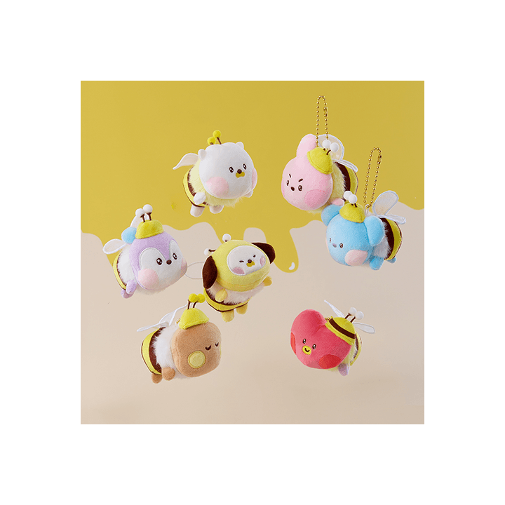 BTS - (PREORDER) mini minini Plush Keyring Honey Bee