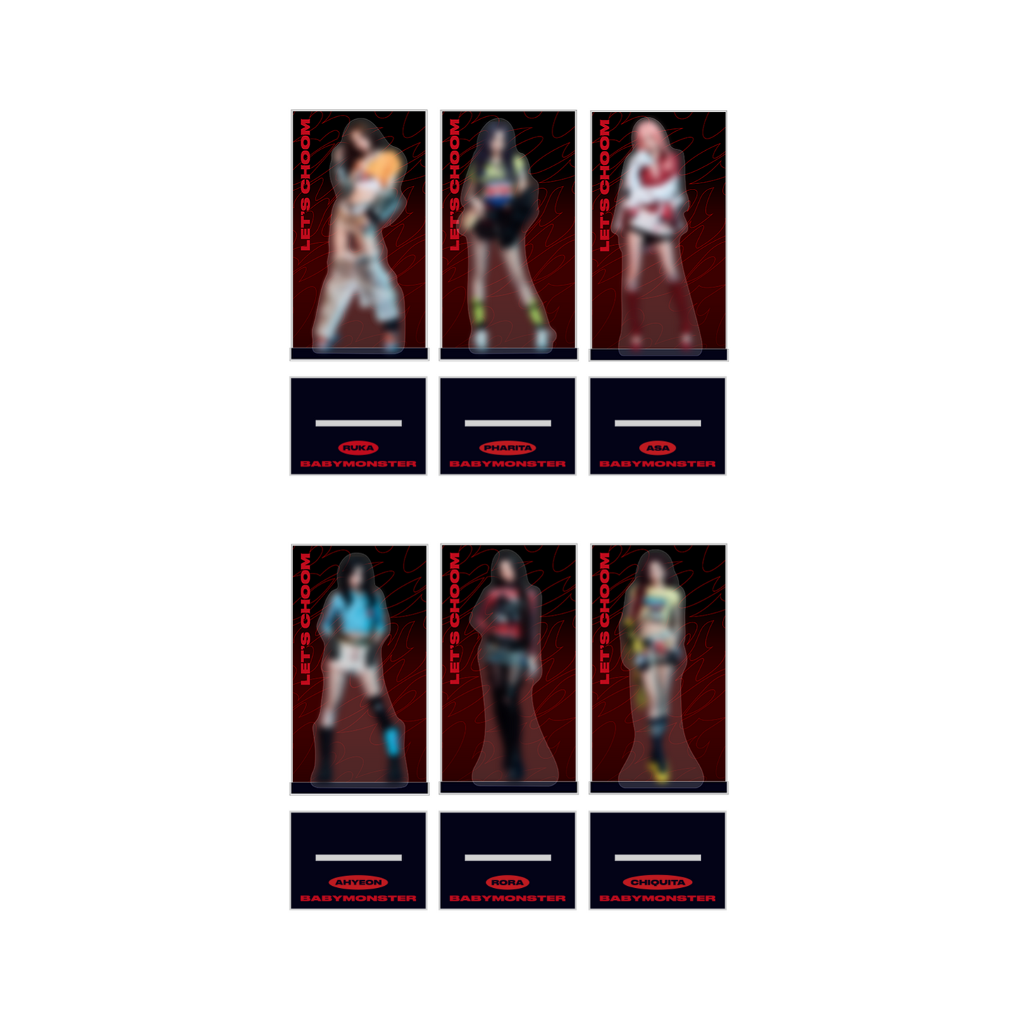 BABYMONSTER - (PREORDER)[CHOOM] BABYMONSTER ACRYLIC STAND