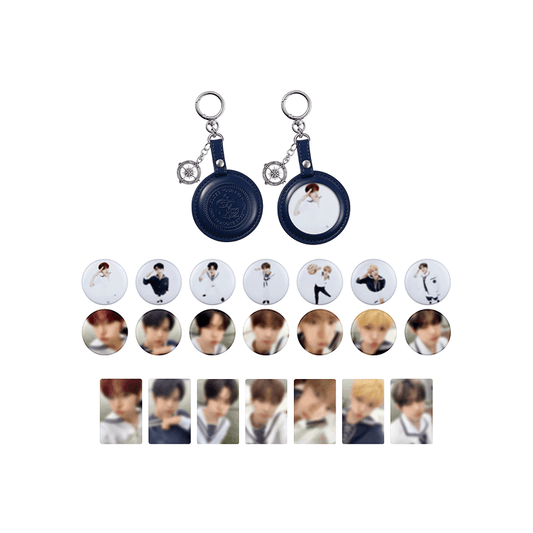 CLOSE YOUR EYES - (PRE-ORDER)(WEVERSE POB) [2026 SEASON'S GREETINGS] CAN BADGE KEYRING SET