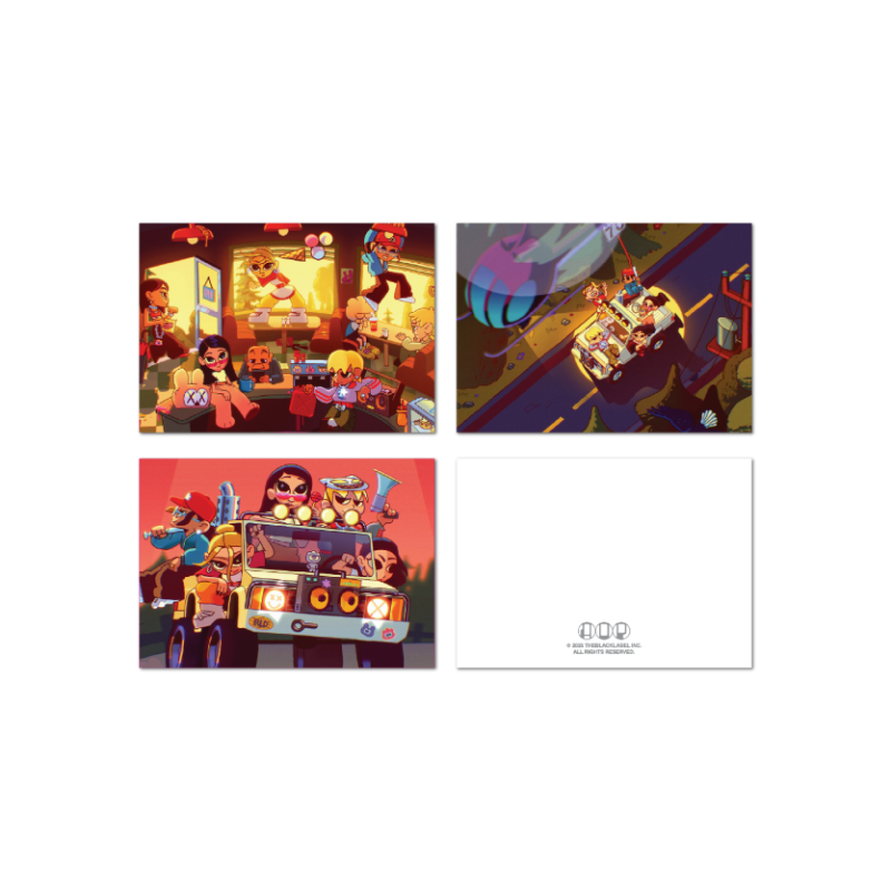 ALLDAY PROJECT - (PREORDER) ALLDAY PROJECT CARTOON POSTCARD - 1st EP OFFICIAL MERCH