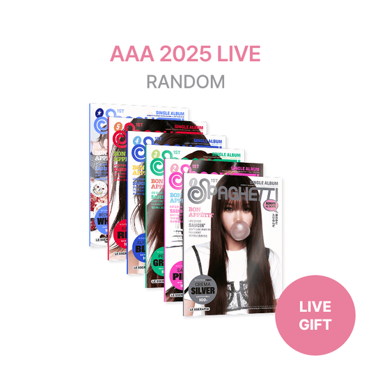 LE SSERAFIM - (PREORDER)[AAA 2025 LIVE] 1st Single Album 'SPAGHETTI' (COMPACT ver.)