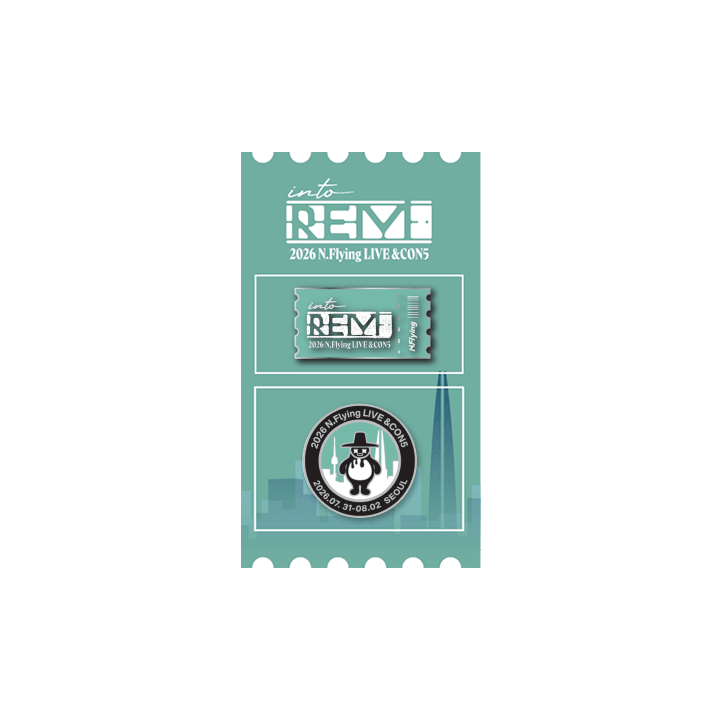 N.Flying - (PREORDER) [LIVE '&CON5: into REM'] METAL BADGE SET