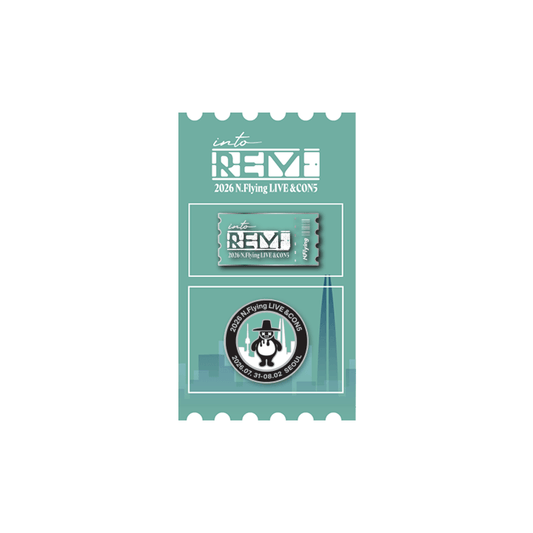 N.Flying - (PREORDER) [LIVE '&CON5: into REM'] METAL BADGE SET