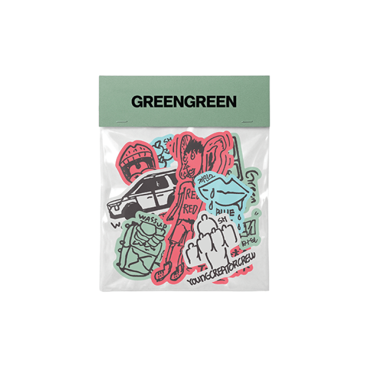 CORTIS - (PREORDER) Sticker Set [GREENGREEN]