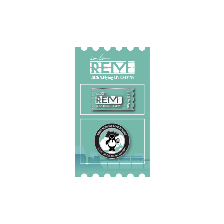N.Flying - (PREORDER) [LIVE '&CON5: into REM'] METAL BADGE SET
