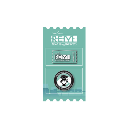 N.Flying - (PREORDER) [LIVE '&CON5: into REM'] METAL BADGE SET