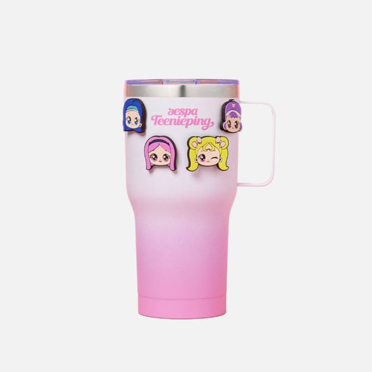 AESPA - (PRE-ORDER) Teenieping X aespa TUMBLER DECO SET