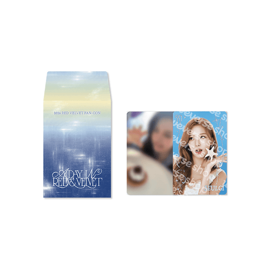 RED VELVET - (PREORDER) RANDOM TRADING CARD [A DAY IN RED & VELVET]