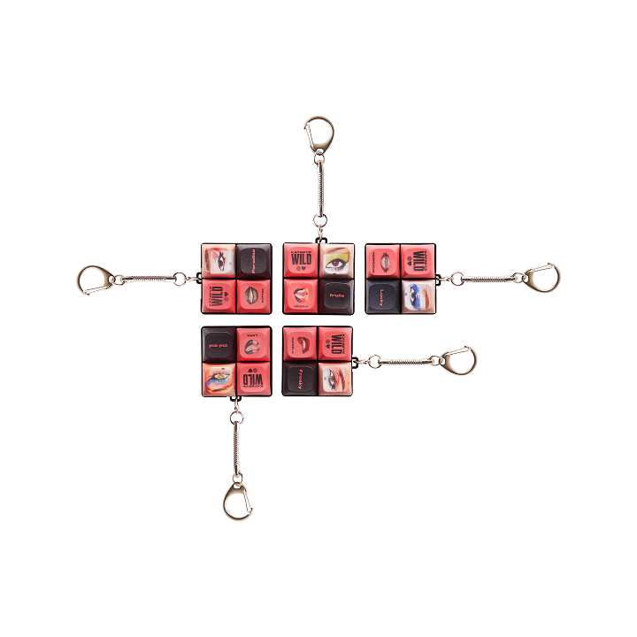 KATSEYE - (PREORDER)[WILD] Keypad Keyring