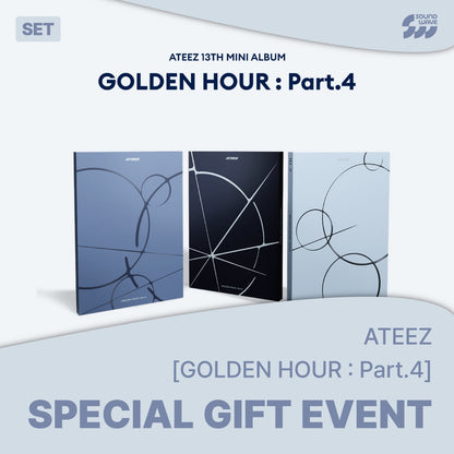 ATEEZ - (PREORDER)(SOUNDWAVE POB) 13TH MINI ALBUM [GOLDEN HOUR : Part.4]