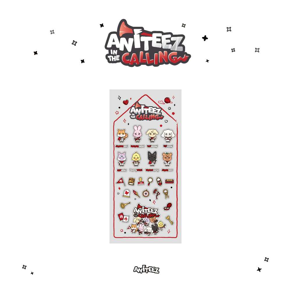 ATEEZ - (Soundwave POB)(Pre-order) [ANITEEZ IN THE CALLING] MD EPOXY STICKER