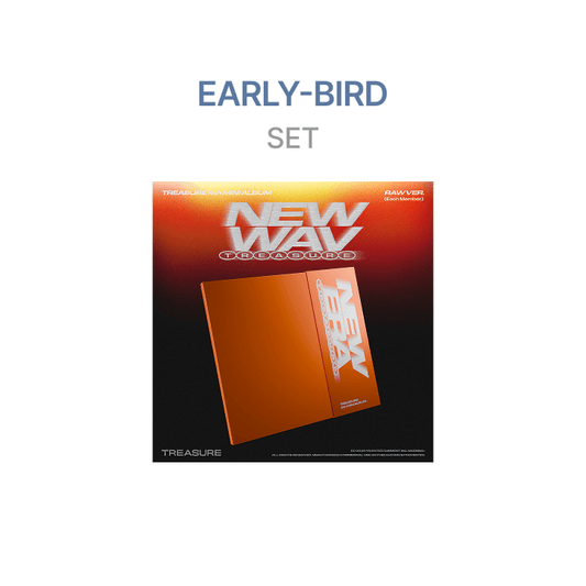 TREASURE - (PREORDER)[EARLY-BIRD] 4th MINI ALBUM [NEW WAV] RAW VER. (10EA/SET)