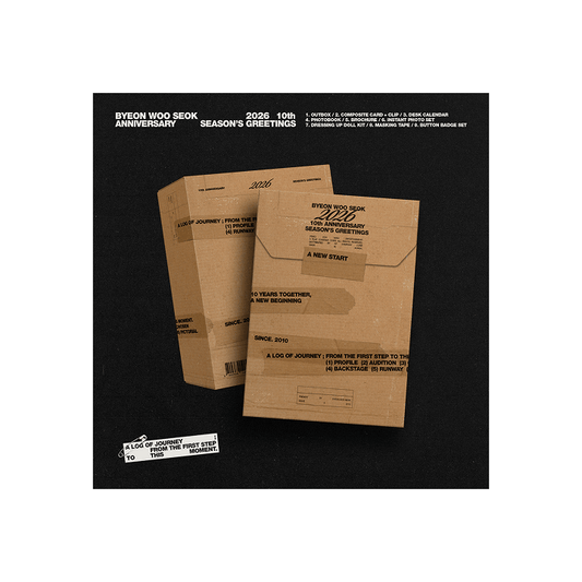 BYEON WOO SEOK - (PREORDER) 2026 10th ANNIVERSARY SEASON'S GREETINGS