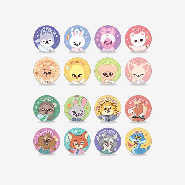 STRAY KIDS - (PRE-ORDER) [SKZOO X ZOOTOPIA] SECRET GLITTER CAN BADGE - ZOOTOPIA2 | SKZOO