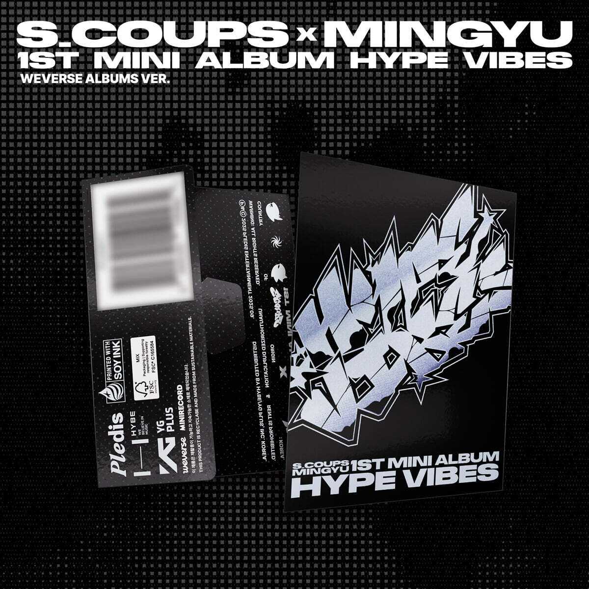 SCOUPS X MINGYU (SEVENTEEN) - (YES24 POB)(Pre-order) 1st Mini Album [HYPE VIBES]