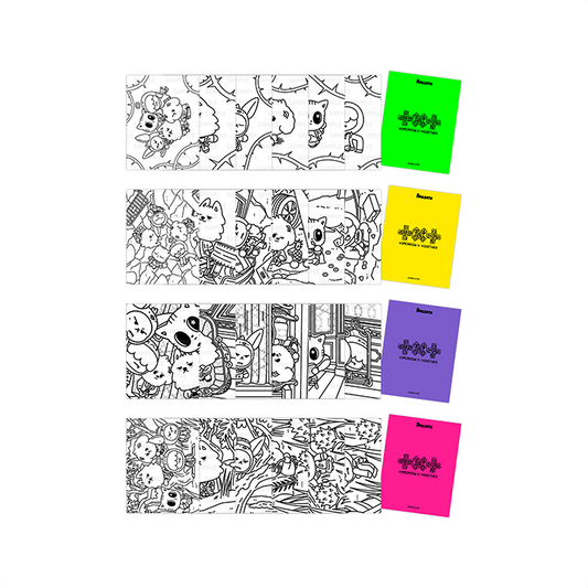 TXT - (PREORDER) PPULBATU Coloring Postcard Set [7TH YEAR: A Moment of Stillness in the Thorn]