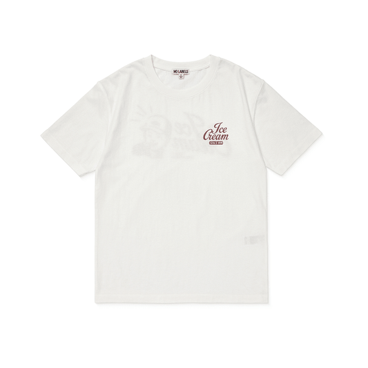 YEONJUN (TXT) - (PREORDER) S/S T-Shirt (Cream) [NO LABELS: PART 02]